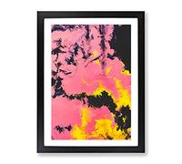 Brilliant Form Abstract Framed Print | A3 Black Framed Wall Art | Ready to Hang | Abstract Fantasy Picture | Living Room Bedroom Lounge Office