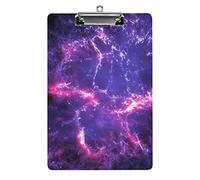 Brilliant Galaxy A4 Size Clipboard Funny Aesthetic Working Studying Letter Standard Clip Board 12.5×8.5 in Hardboard for School Classroom Kids Writing Drawing