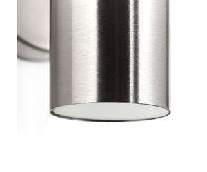 Brilliant Jandy down outdoor wall light, fixed, stainless steel colour, metal