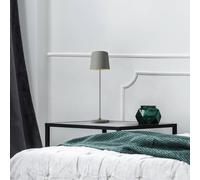 Brilliant Kaami LED table lamp, dimmable, matt grey