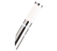 BRILLIANT lamp Bole Exterior Wall Torch Motion Detector Stainless Steel | 1x A60, E27, 60W, Suitable for Standard Lamps (not Included) | Scale A ++ to E | IP Protection Class: 44 - Splash-Proof