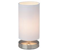 BRILLIANT lamp Clarie Table lamp Iron/White | 1x D45, E14, 40W, Suitable for Drop Lamps (not Included) | Scale A ++ to E | with Cord Switch