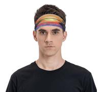 Brilliant Landscape Painting Unisex Sports Sweatband Headband, Breathable and Moisture, Suitable Running Cycling Yoga Waiting for Sports.