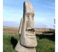 Brilliant Large Easter Island Moai Head Garden Ornament by DGS EI2 53KGS
