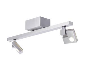 Brilliant LED Ceiling Light 90 Degree Iron 2 x 3.6W Warm White EasyDim Dimmable