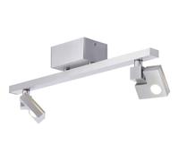 Brilliant LED Ceiling Light 90 Degree Iron 2 X 3,6W Warm White Easydim Dimmable
