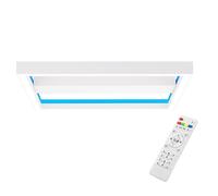 Brilliant LED Ceiling Light Icarus White 50x50cm 37W Rgbcct Dimmable Remote