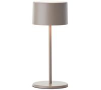 Brilliant LED Table Lamp in Taupe, Dimmable & with Battery, Mobile Interior Light with Three-Level Touch Dimmer, Warm White Light, Stylish Design, Energy Saving & Flexible Use, USB Rechargeable