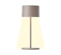 Brilliant LED Table Lamp in Taupe, Dimmable & with Battery, Mobile Interior Light with Three-Level Touch Dimmer, Warm White Light, Stylish Design, Energy Saving & Flexible Use, USB Rechargeable