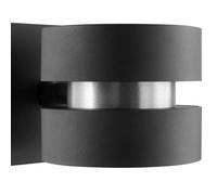 Brilliant LED wall lamp Glow-Sphere, black, Ø 13 cm, metal, 2-bulb.