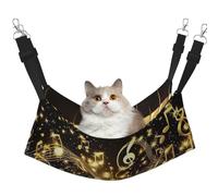 Brilliant Notes And Piano Rhyme Printed Pet Hammock - Sleeping Hammock For Cats, Rabbits, Ferrets, Puppies, Small Animals