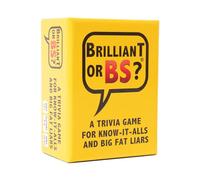 Brilliant Or BS? - A Trivia Game for Know-it-Alls and Big Fat Liars - Fun Bluffing Trivia Game for Friends & Family