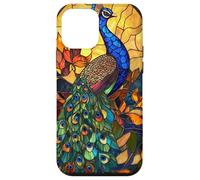 Brilliant Peacock Design with Autumn Hue Case for iPhone 12 mini
