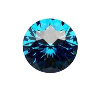 Brilliant Round Empire Cut Cubic Zirconia Loose Gemstone For Bracelet And Brooch Jewelry Making