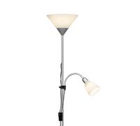 Brilliant Spari - LED floor lamp with reading lamp