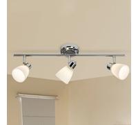 Brilliant Three-bulb ceiling lamp Kensington with IP44