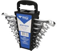 BRILLIANT TOOLS BT011015 Combination Spanner Set 15 Pieces [Powered by KS Tools]