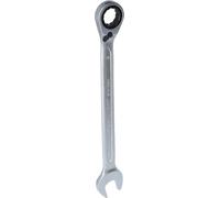 BRILLIANT TOOLS BT013824 Reversible Ratchet Ring Spanner, 24 mm [Powered by KS Tools]