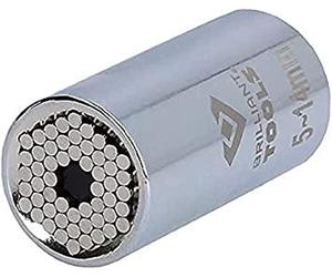 BRILLIANT TOOLS BT020899 1/4 Inch Universal Socket, 5-14 mm [Powered by KS Tools]