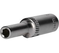 BRILLIANT TOOLS BT020950 1/4 Inch Hex Socket, Long Version, 4 mm [Powered by KS Tools]