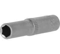 Brilliant Tools BT020953 1/4 Inch Socket Spanner, Long, 50 mm, 7 mm Insert