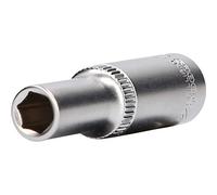 BRILLIANT TOOLS BT021820 3/8 Inch Hexagonal Socket, Long Design, 8 mm [Powered by KS Tools]