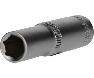 BRILLIANT TOOLS BT021822 3/8 Inch Hexagonal Socket, Long Design, 10 mm [Powered by KS Tools]