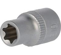 BRILLIANT TOOLS BT021835 3/8 Inch Torx Socket Spanner Insert, 28 mm, E10 [Powered by KS Tools]