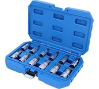 BRILLIANT TOOLS BT022012 1/2 Inch Hex Socket Bit Socket Set 5-22 mm 12-Piece [Powered by KS Tools]