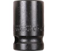BRILLIANT TOOLS BT022647 1/2 Inch Impact Socket Hexagonal 23 mm Short [Powered by KS Tools]