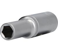 BRILLIANT TOOLS BT022820 1/2 Inch Hexagonal Socket, Long Design, 10 mm [Powered by KS Tools]