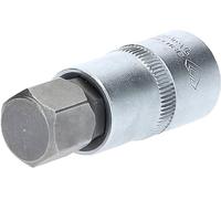 BRILLIANT TOOLS BT022858 1/2 Inch Hex Socket Bit Socket, 55 mm Long, 16 mm [Powered by KS Tools]