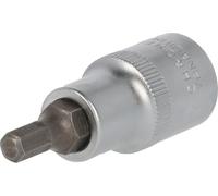 BRILLIANT TOOLS BT022861 1/2 Inch Hex Socket Bit Socket, 55 mm Long, 6 mm [Powered by KS Tools]