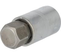 BRILLIANT TOOLS BT022868 1/2 Inch Hex Socket Bit Socket, 55 mm Long, 19 mm [Powered by KS Tools]