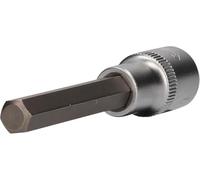 BRILLIANT TOOLS BT022874 1/2 Inch Hex Socket Bit Socket, 100 mm Long, 10 mm [Powered by KS Tools]