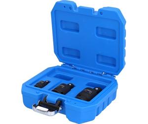 BRILLIANT TOOLS BT024603 Power Ball Joint Set 1/4 Inch + 3/8 Inch + 1/2 Inch 3-Piece Set [Powered by KS Tools]