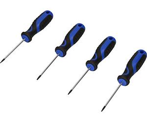BRILLIANT TOOLS BT034004 Screwdriver Set 4-Piece TX Profile [Powered by KS Tools]