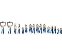 BRILLIANT TOOLS BT065016 Locking Pliers Set 16 Pieces [Powered by KS Tools]