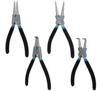 BRILLIANT TOOLS BT067000 Sea Ring Pliers Set, 4 Pieces, 175 mm [Powered by KS Tools]