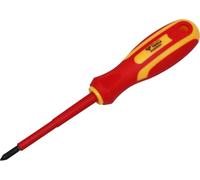 BRILLIANT TOOLS BT068007 VDE Screwdriver PH Phillips PH1 x 80 mm [Powered by KS Tools]