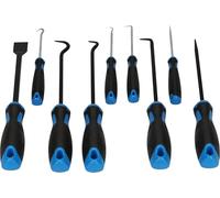 BRILLIANT TOOLS BT542010 Scraper Hook Tool Set, 9-Piece [Powered by KS Tools]
