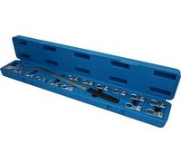 BRILLIANT TOOLS BT571060 V-Belt and tensioner Pulley Key Set, 15 Pieces, Powered by KS Tools