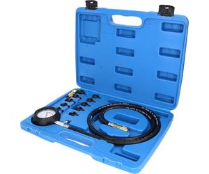 BRILLIANT TOOLS BT581450 Oil Pressure Tester Set | 12 Pieces [Powered by KS Tools]