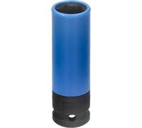 BRILLIANT TOOLS BT691006 1/2 Inch Aluminium Rim Power Socket, 17 mm [Powered by KS Tools]