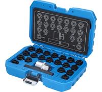 BRILLIANT TOOLS BT691390 Rim Lock Assortment for VAG22 Pieces [Powered by KS Tools]