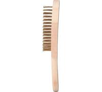 BRILLIANT TOOLS BT706009 Brass Hand Wire Brush, 4 Rows, 290 mm [Powered by KS Tools], 1
