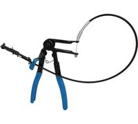BRILLIANT TOOLS Hose clamp Pliers, with Bowden Cable, Metal, Black Blue, 1-TLG