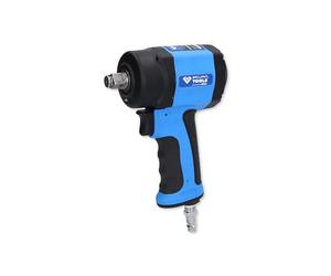 BRILLIANT TOOLS Mini Impact Wrench Compressed Air 1/2 Inch BT160400 1,240 Nm I Compressed Air Impact Wrench Adjustable in 3 Levels I High Performance Double Hammer Impact Mechanism