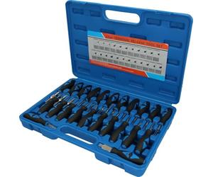 BRILLIANT TOOLS Plug Release Tool Kit, Iron Plastic Stainless Steel Alloy Steel Copper, with Sturdy Blue Transport case, 23-TLG