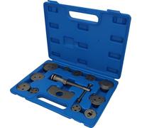 Brilliant Tools Universal Brake Piston Pusher Set, 13 Pieces, Blue/Black